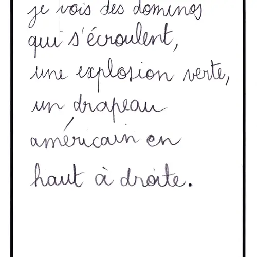 postcard with writing