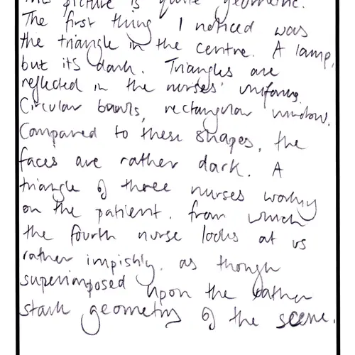 postcard with writing