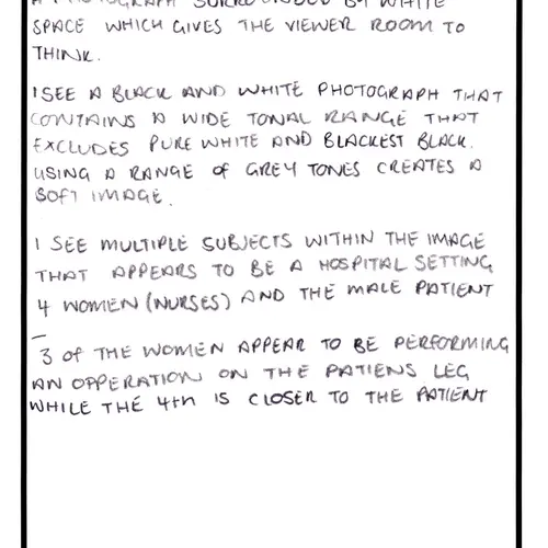 postcard with writing