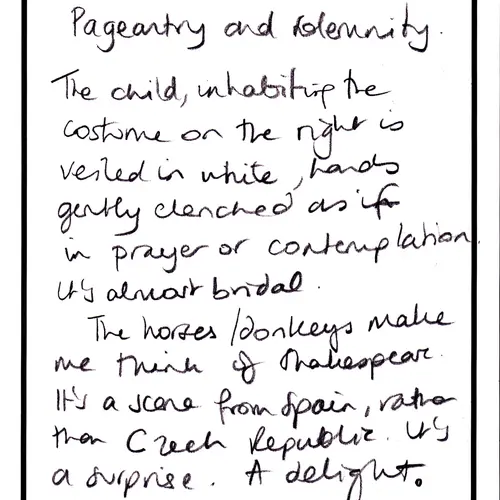 postcard with writing