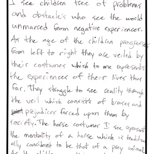 postcard with writing