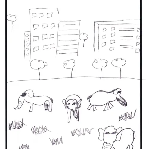 Postcard with writing