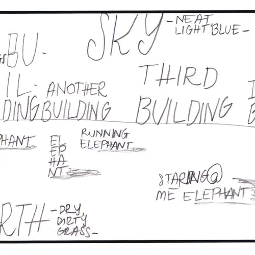 Postcard with writing