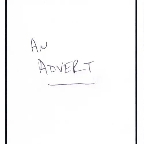 Postcard with writing.