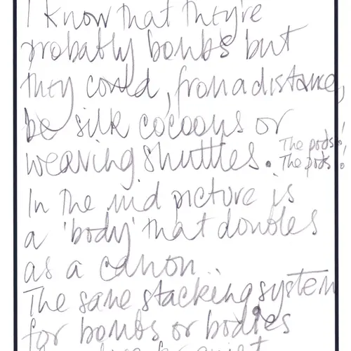 Postcard with writing