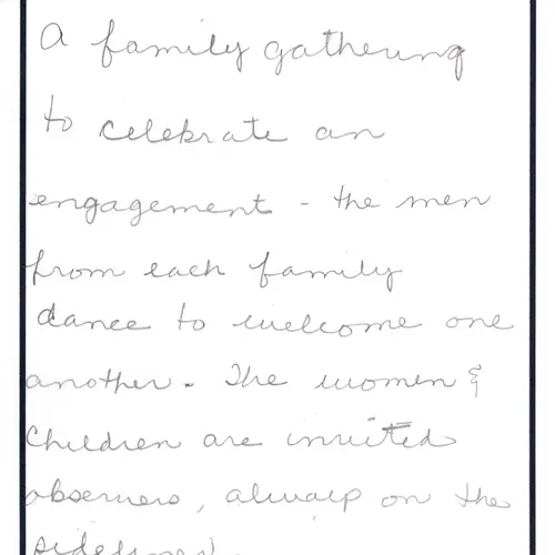 Postcard with writing