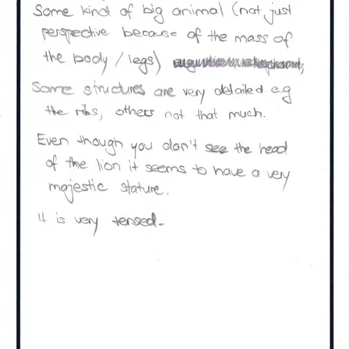 Postcard with writing