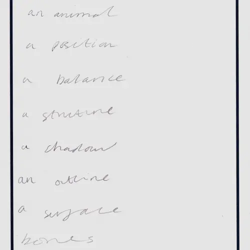 Postcard with writing