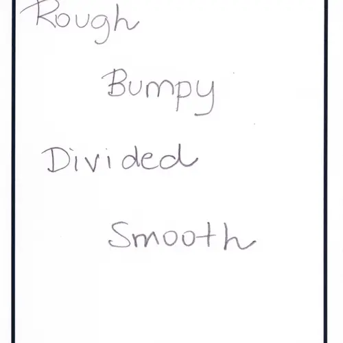 Postcard with writing.