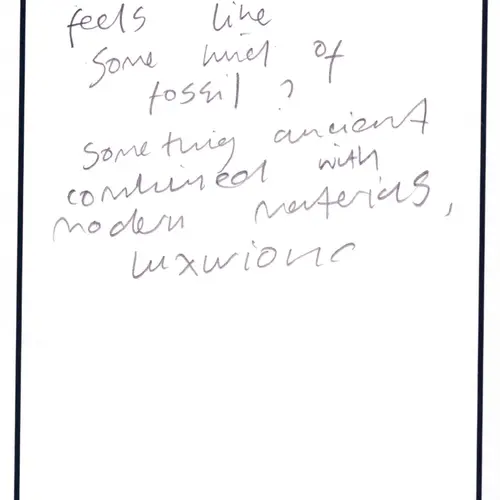 Postcard with writing.