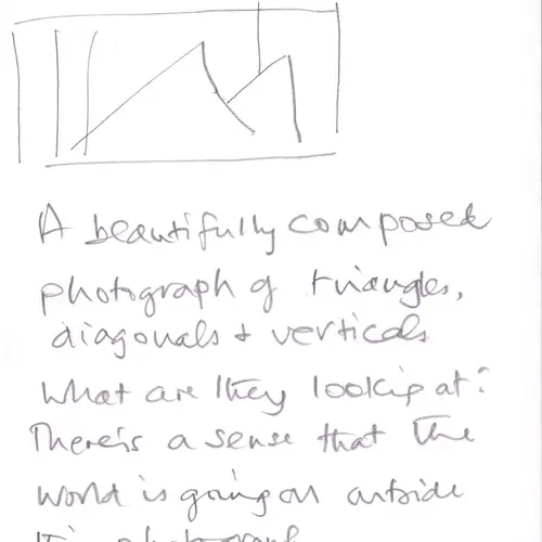 Postcard with writing.