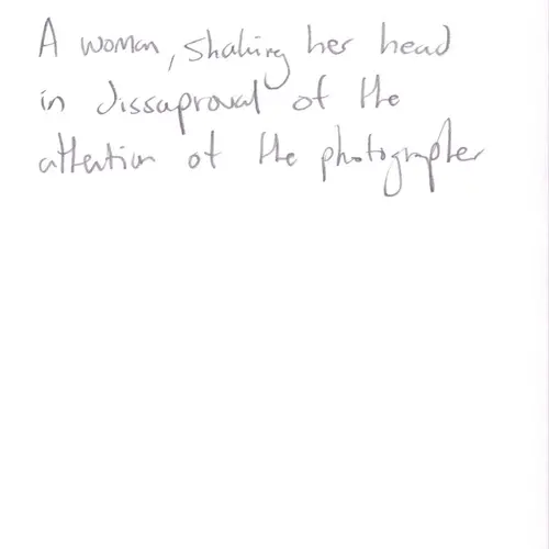 Postcard with writing.