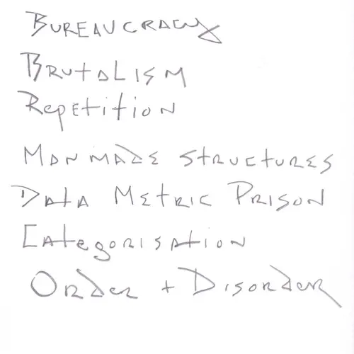 Postcard with writing.