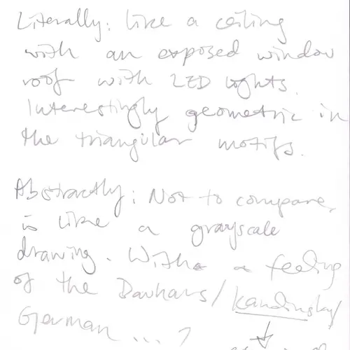 Postcard with writing.