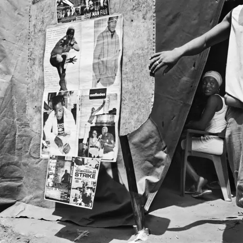 Jo Ractliffe , Video club, Roque Santeiro market , 2007 from the series Terreno Ocupado © Jo Ractliffe , Courtesy of the artist