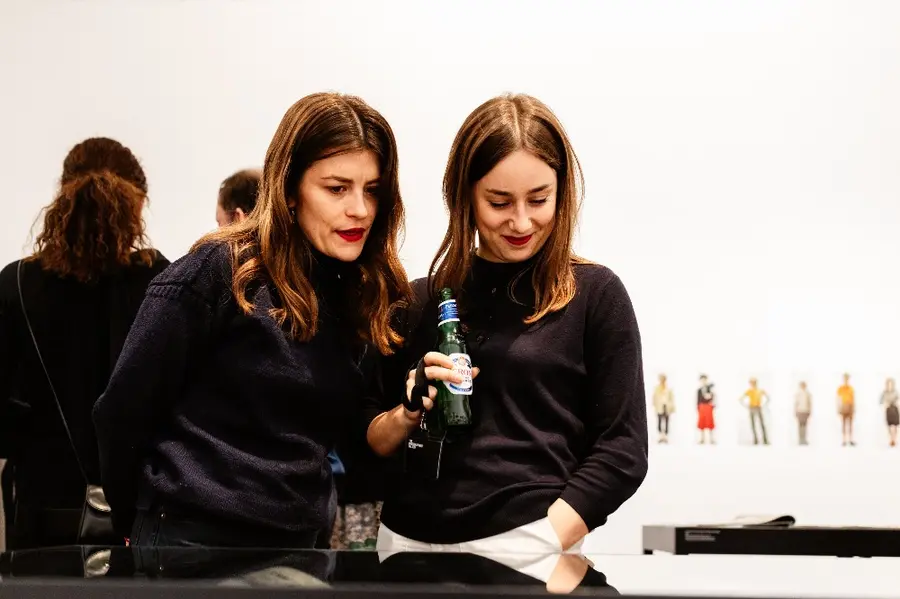 Two room look at work on a table