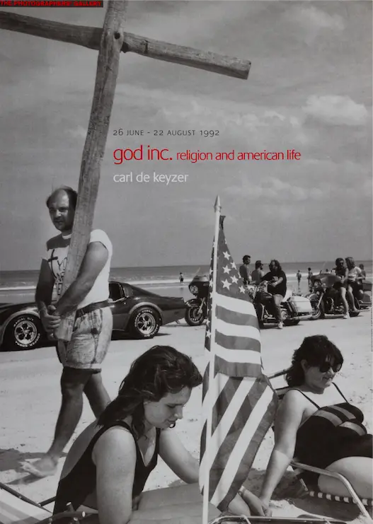 God inc. black and white poster