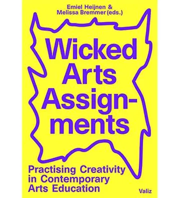 Yellow book with purple text cover