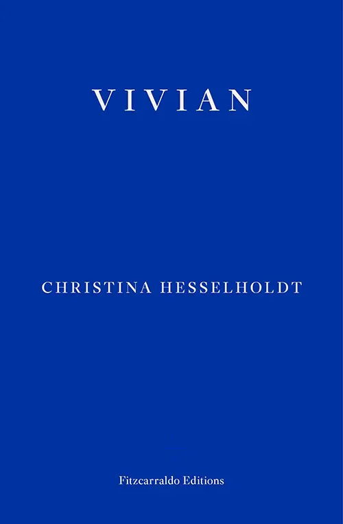 Christina Hesselholdt: Vivian book cover in royal blue