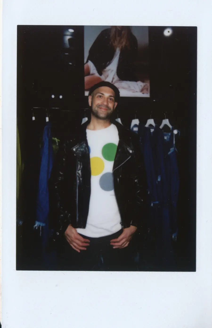 A polaroid portrait of Shiraz Randeria.