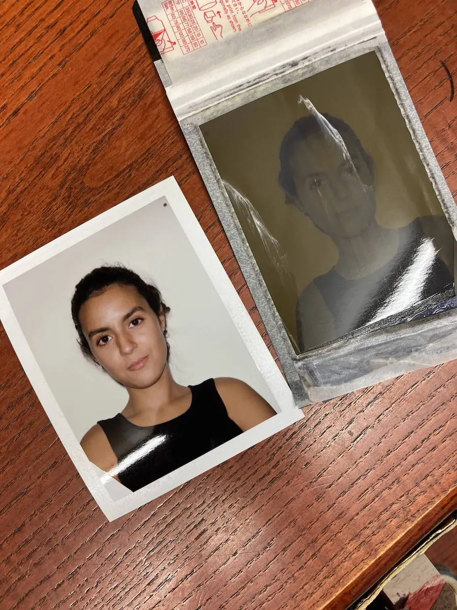 A portrait of woman.