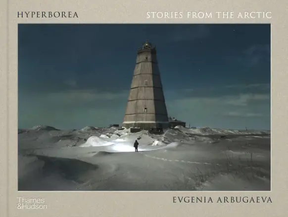 Colour photograph of book cover of Hyperborea: Stories from the Arctic by Evgenia Arbugaeva