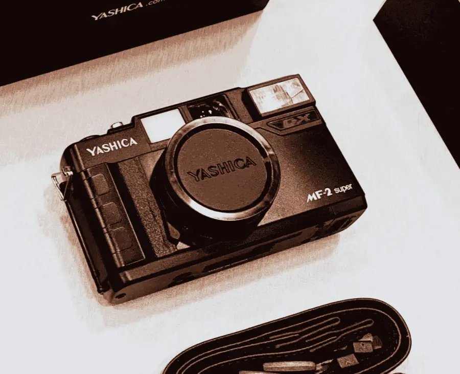 Yashica MF-2 Super DX 35mm camera