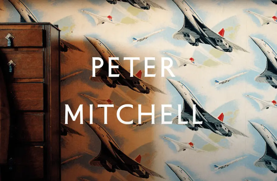 peated image of a concord plane.