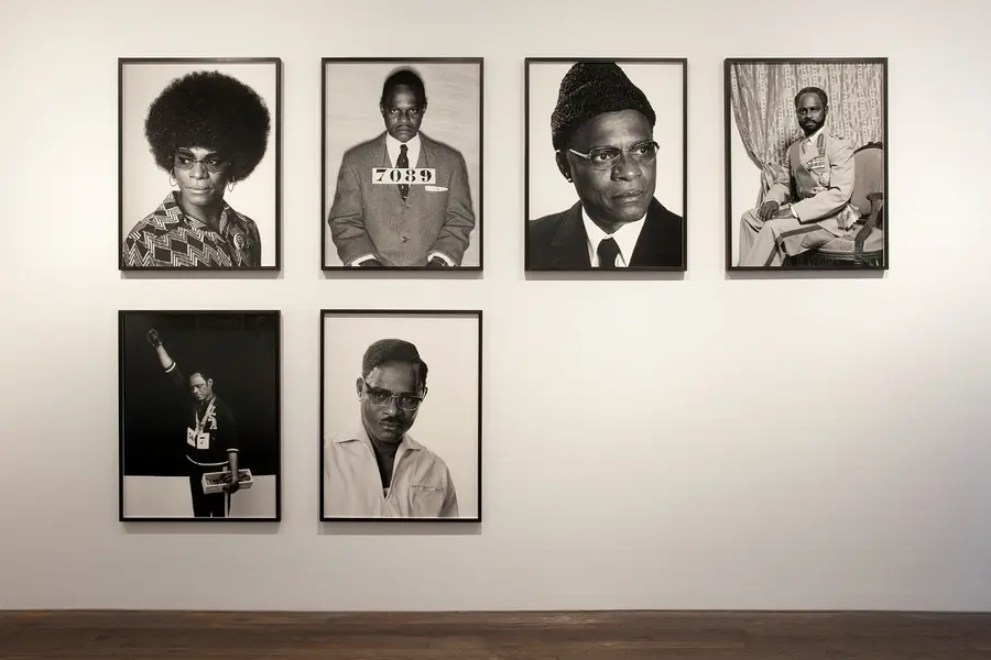  Installation of Samuel Fosso's artwork in the Deutsche Börse Photography Foundation Prize 2023