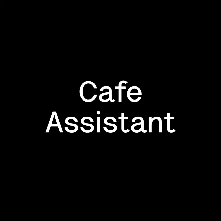 cafe assistant