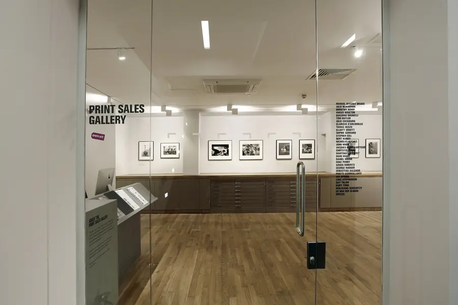Installation of We Could be Heroes in the Print Sales Gallery, 2015