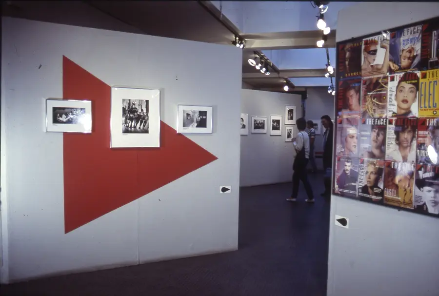 Installation of Five Years of The Face exhibition, 1985