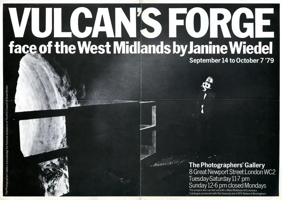 Vulcan's Forge: Janine Wiedel, exhibition poster 