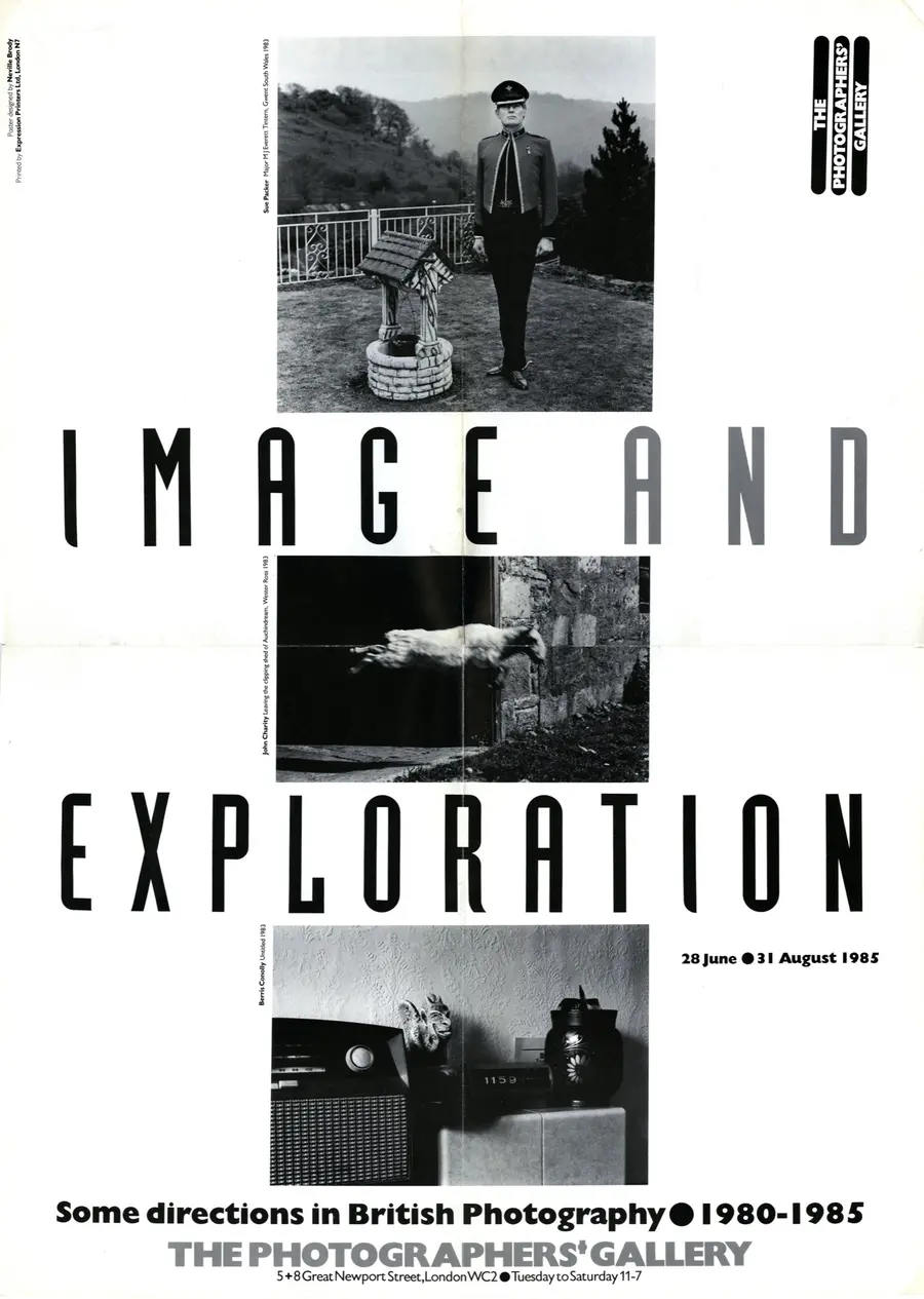 Poster courtesy The Photographers' Gallery Archive, 1985