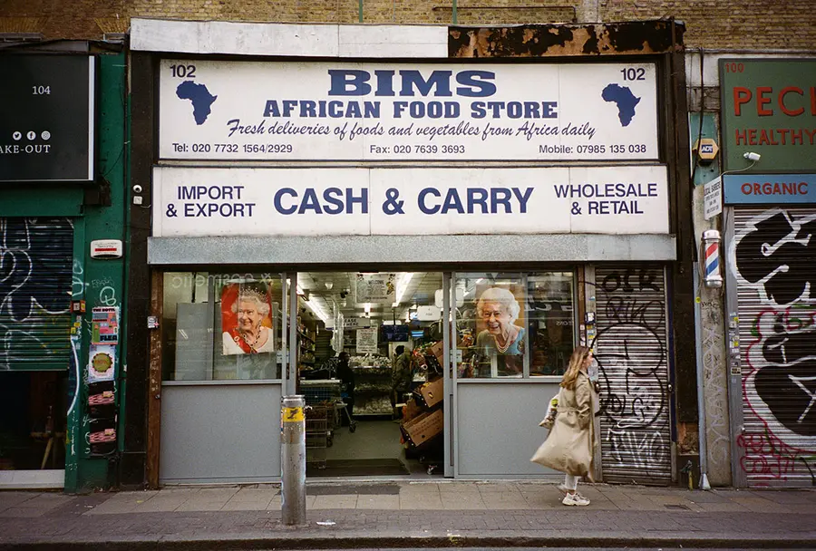 photograph by rene matic of a store front in peckham