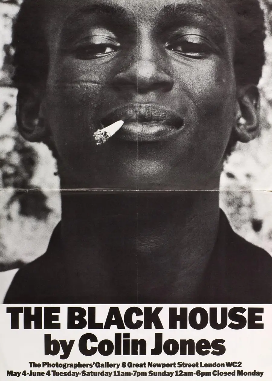 Colin Jones - The Black House poster. Ephemera courtesy The Photographers' Gallery Archive