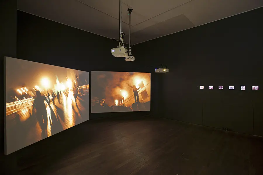 Installation View, Laura El-Tantawy, Deutsche Börse Photography Foundation Prize 2017, The Photographers' Gallery, 2017. Photo Credit: Kate Elliott. Courtesy of The Photographers’ Gallery Archive.