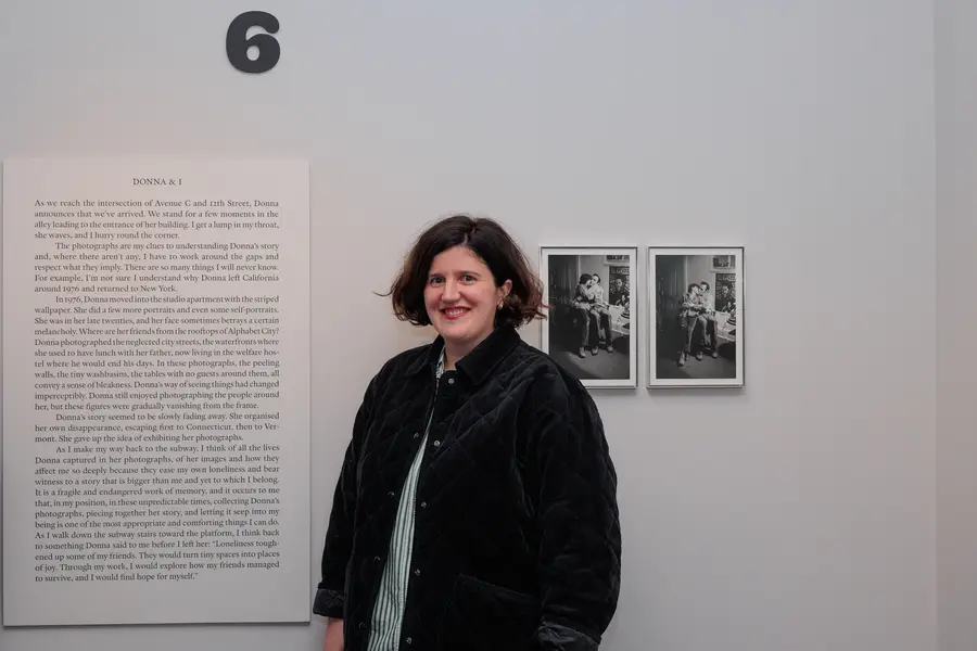Hélène Giannecchini at We Others exhibition opening in The Photographers Gallery