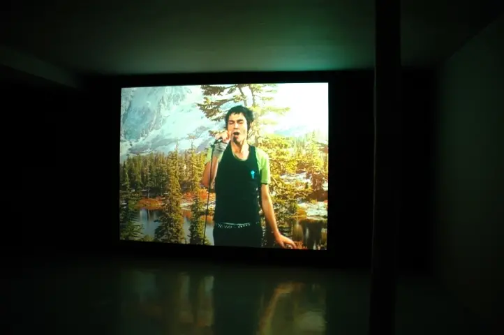 Colour photograph of exhibition installation