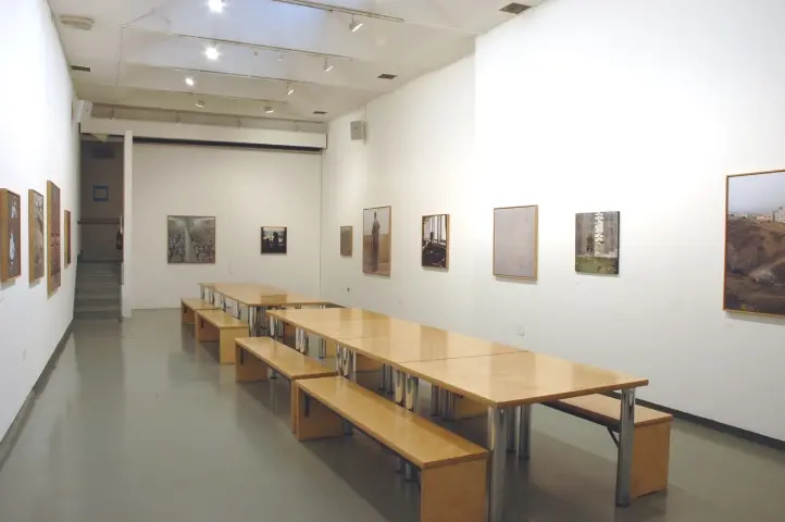 Colour photograph of exhibition installation