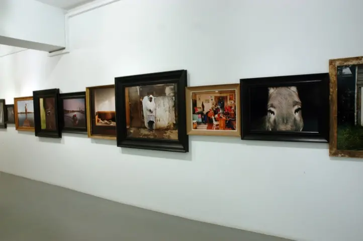 Colour photograph of exhibition installation