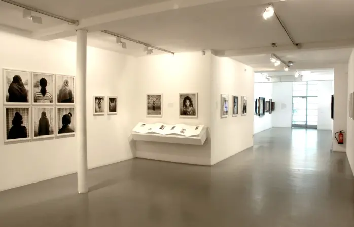Colour photograph of exhibition installation