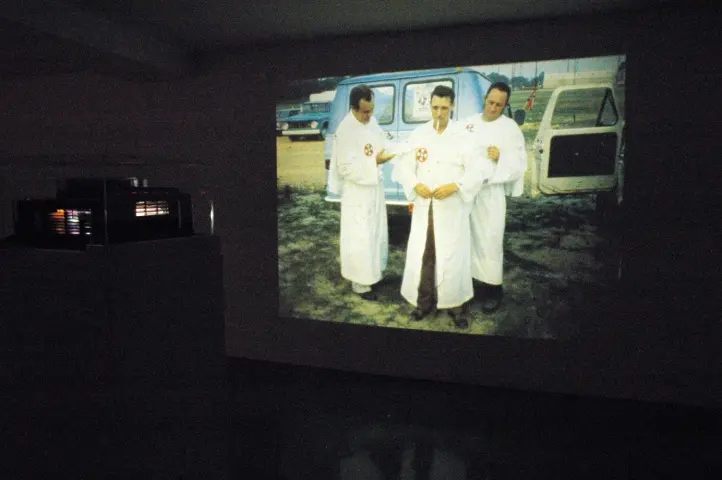 Colour photograph of image projection 