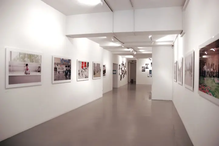 Colour photograph of exhibition installation