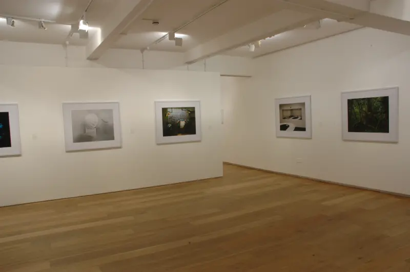 Colour photograph exhibition installation