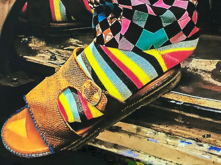 Closeup of shoe