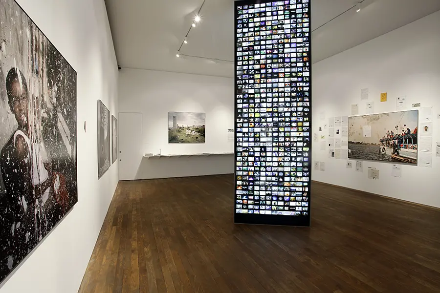 Installation View, Mikhael SUbotzky & Patrick Waterhouse, Deutsche Börse Photography Prize 2015, The Photographers' Gallery, 2015. Photo Credit: Kate Elliott. Courtesy of The Photographers’ Gallery Archive.