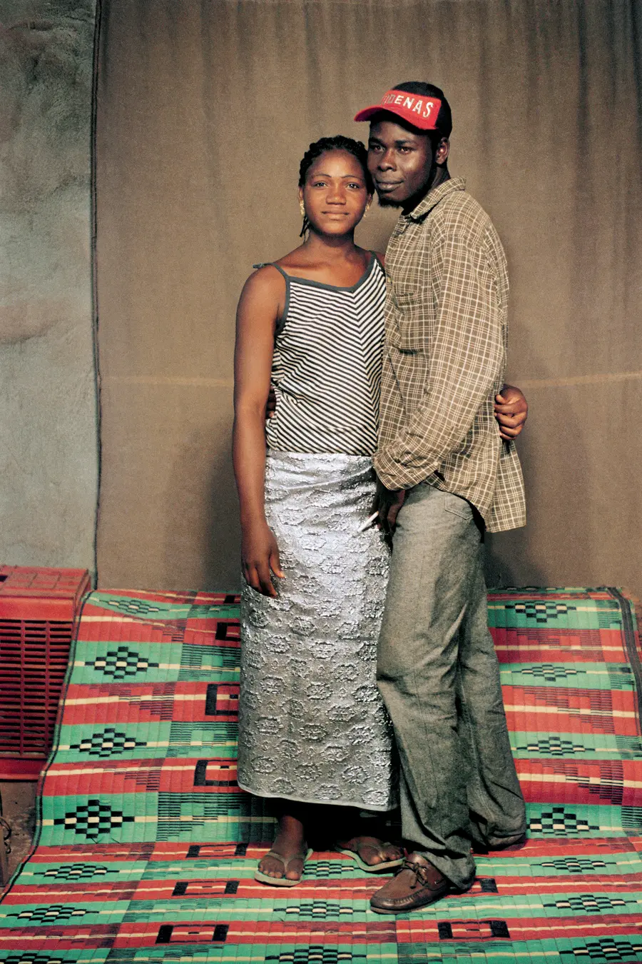 colour photograph of a couple posing 