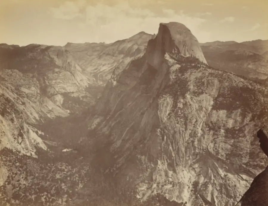 The Half Dome from Glacier Point, Yosemite by Carleton Watkins