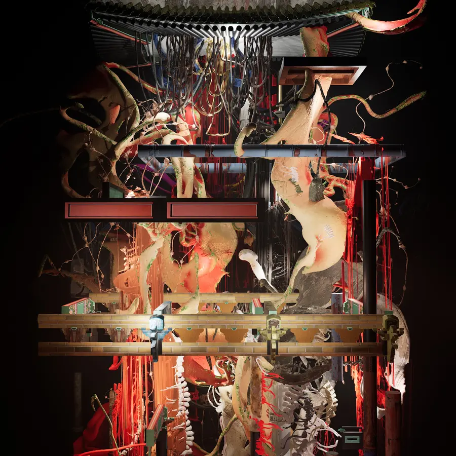 An abstract CGI landscape